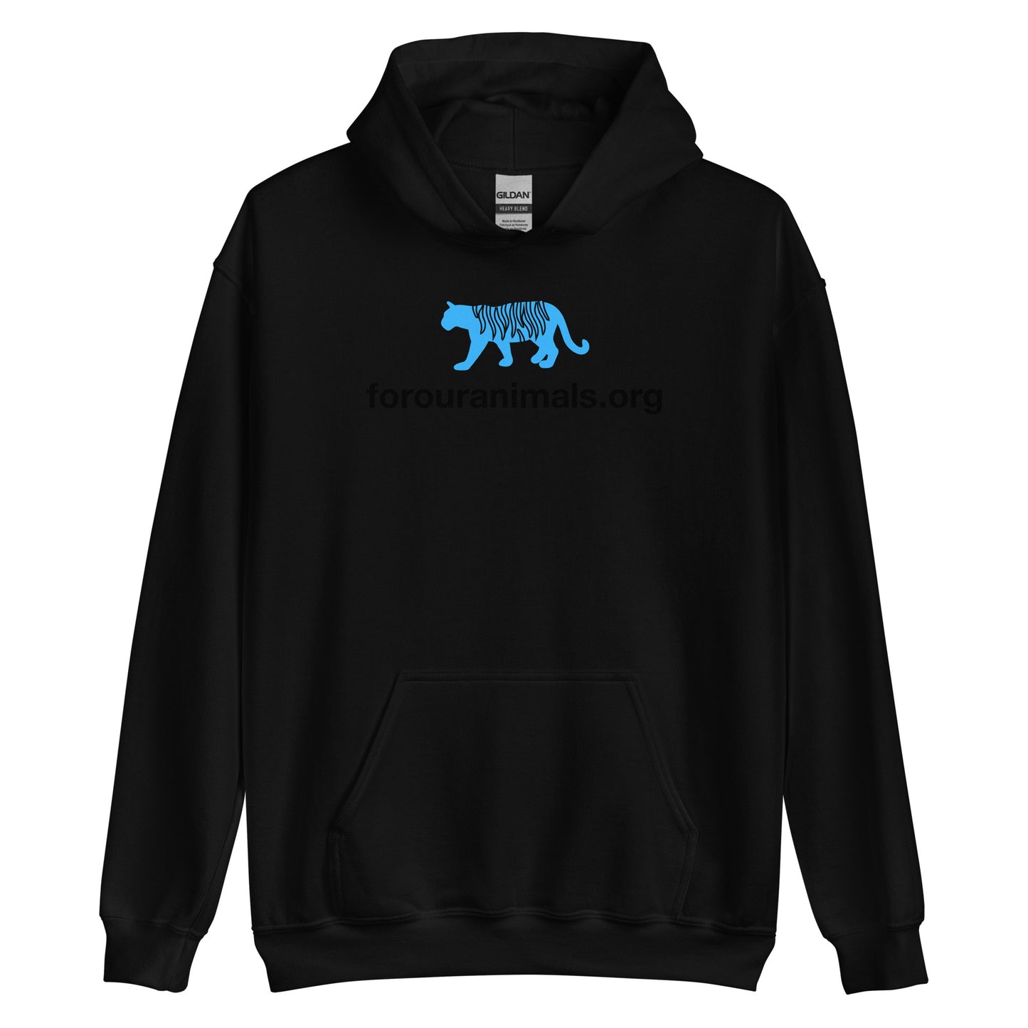 Unisex Blue Tiger Hoodie