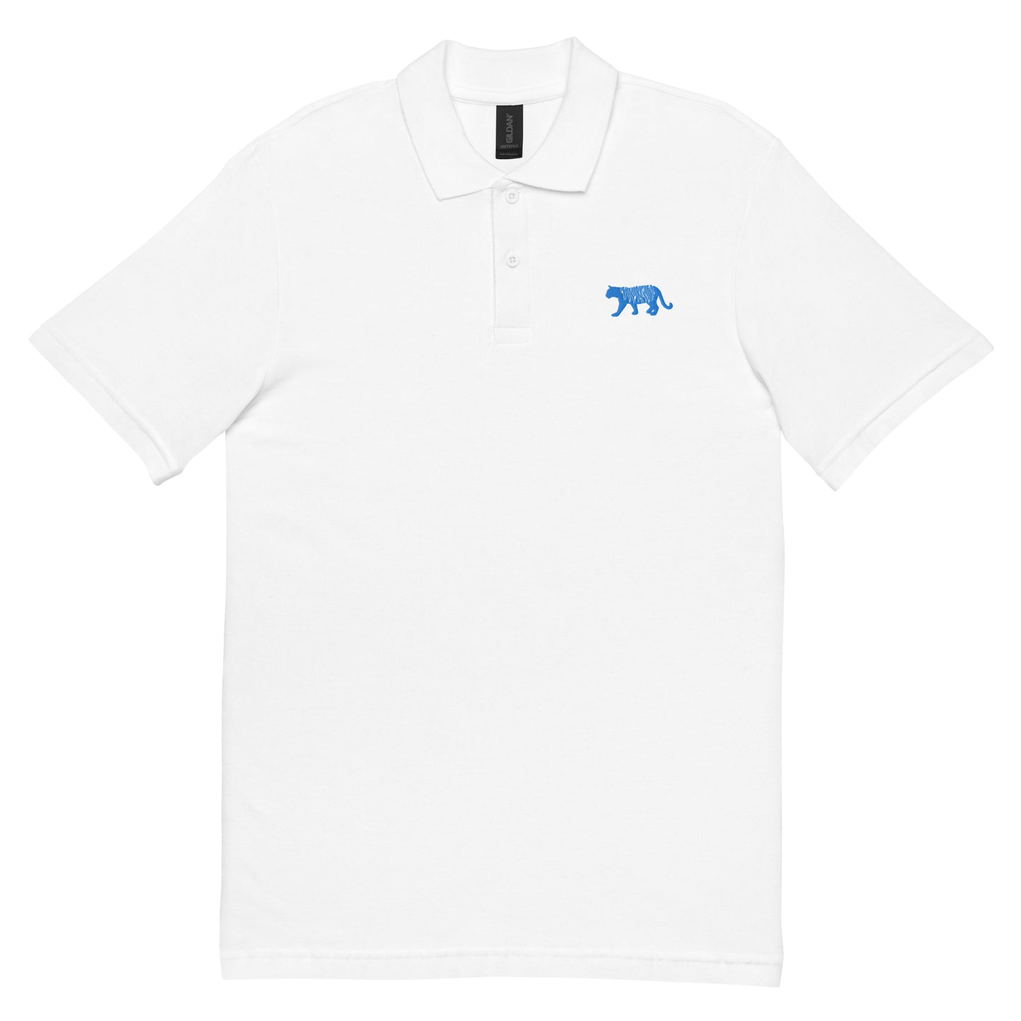 Unisex Blue Tiger Polo